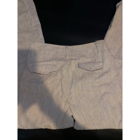 Willi Smith Dress pants Linen blend Womens Size 6 - Picture 3 of 6